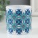 Bank for suppositories Ceramics "Blue Flowers" 200 ml 7.3x7.3x7.3 cm