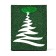 Package Gift New Year Laminated "Christmas tree", glitter, S 12 x 15 x 5.5 cm, New Year