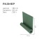 Tourist mat Optima Light, 180x60x0.6 cm, green color