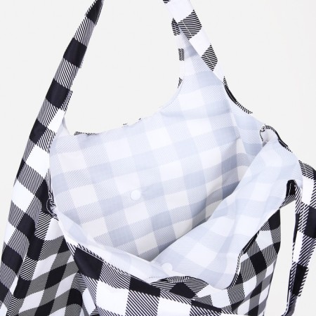 Household bag on the button, the color is black-3