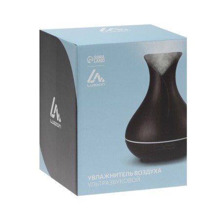 Air humidifier Luazon HM-8, ultrasonic, 300 ml, 4 modes, backlight, USB-10
