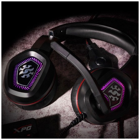 Game headset Wended XPG EMIX H20 (7.1, microphone, USB, RGB backlight, 50 mm)-3