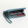 Women's wallet with lightning, blue color