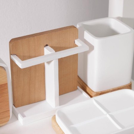 A set of accessories for the bathroom "Agat", 4 items (soap dish, dispenser 300ml, 2 glasses)-2