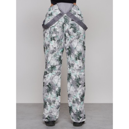 Semi -combinezone ski insulated female winter, size 42, white color-7