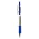 Ballic handle, automatic, 0.7 mm, transparent body, blue rod, with a rubber holder, oil base