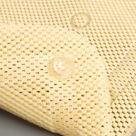 SPA-river for a bathtub with a pillow on the suction cups "Lotus", rug 89 × 44 cm, beige color-11