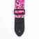 Guitar belt, pink, cats, length 60-117 cm, width 5 cm