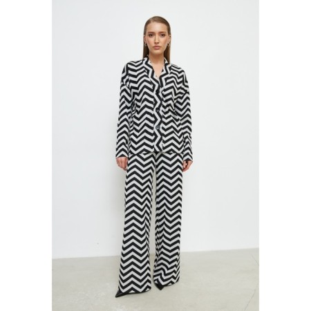 Female set: cardigan, trousers, size 54