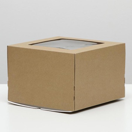 Confectionery packaging, with a window, craft, 30 x 30 x 20 cm