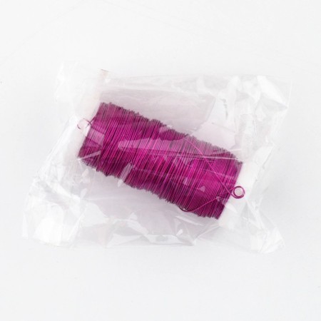 Floristic wire 0.3 mm, "pink", 50 m-4