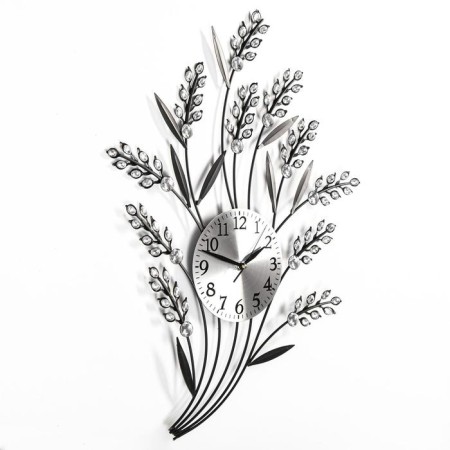 Wall clock, series: openwork, "manlyeu", smooth move, d-15 cm, 61 x 44 cm-1