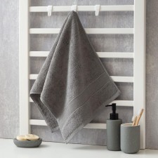 Полотенце махровое Этель «Уют» 35*75 см, цв. серый 100% хл, 600 гр/м2