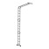 Staircase Transformer "New Height", aluminum, four -section, 4x4 steps