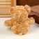 Soft toy "Bear", with a bow, 20 cm, beige color