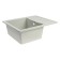 Curler for a kitchen made of ZEIN 150/Q10, 575x470 mm, rectangular, overflow, light gray color