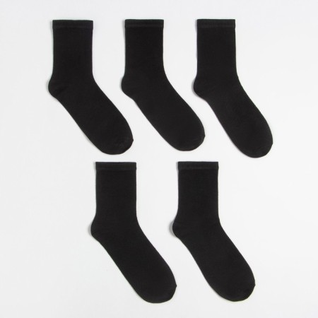 Minaku sock set, 5 pairs, black color, rr 38-40 (25 cm)-1
