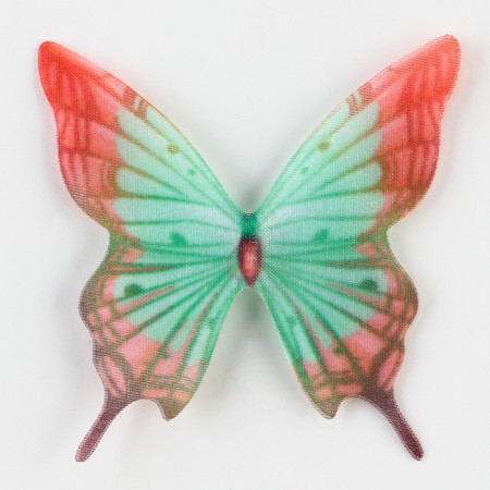 Decor for creativity "Butterfly Pestrushka", two -layer, set of 12 pcs., Size 1 pc. - 5 × 5 cm-3