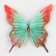 Decor for creativity "Butterfly Pestrushka", two -layer, set of 12 pcs., Size 1 pc. - 5 × 5 cm