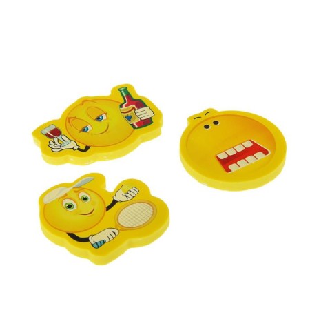 Figure eraser "Smile", mix (barcode on a thing)-1