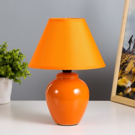 Table lamp with lampshade "VAZ" E14, 220V 17x17x25 cm Risalux