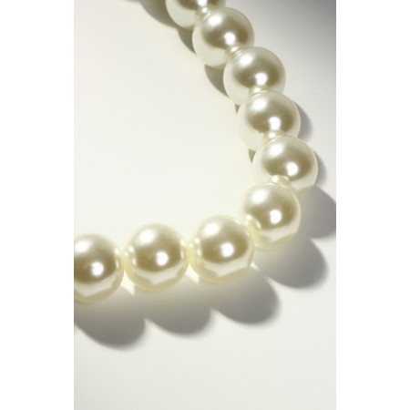 Pearl beads "Bride" beads d = 1.5, milk color, 40 cm-2