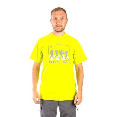 T-shirt Payer Travel Mob, cotton, lime, rr XL