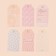 Schildik decorative in the set "for you", 17 × 15 cm, 6 pieces