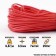 Paracord 550, nylon, orange, d - 3.5 mm, 30 m