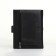 Male purse on the button, department for auto documents, black color