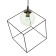 Lamp Bayerlux 2467/1bk E27 40W Black 25x25x25-125 cm