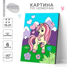 Picture on numbers for children 