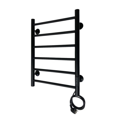 The electric heated towel "Sanprise" Aurora P6, 400x600 mm, right, black-2