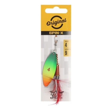 Lucky John Spin X Long 04, 9 g spinning spinners, FT color