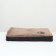 Perina rectangular fur, eco -leather, perioteum, 60 x 40 x 10 cm, brown