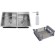 Kitchen sink "RMS" MR-7843, mortise, thickness 3.0 and 1 mm, basket, dispenser, satin
