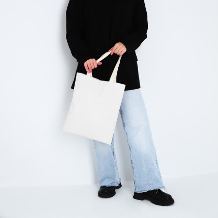Bag Schoper, 35 x 0.5 x 40 cm, two -tint, without lining, beige-5