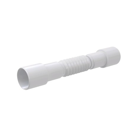 Corrugated pipe Alcaplast a720, 50/40 × 40/50 mm, length 435–885 mm, polypropylene