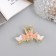 Hair crab "Chloe Galant" butterflies, 4.5 cm, gold