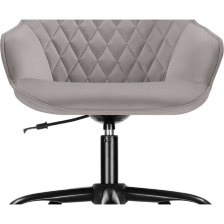 Computer chair almer plastic/velor, black/gray 57x60x84 cm-5