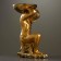 Figure with Kashpo "Titan" bronze, 40x73x42cm