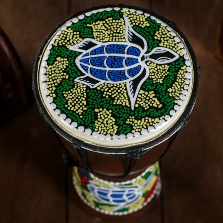Souvenir musical instrument "Different drum -jambe" 13x13x24 cm, mix-7