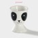 Top for eggs “Panda”, 5 × 5 × 6.2 cm, white color