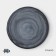 Dining plate Magistro "Virpool", D = 27.4 cm, glass, blue