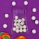 BOPP package with sticky tape, "lovely animals", 7*7+3cm