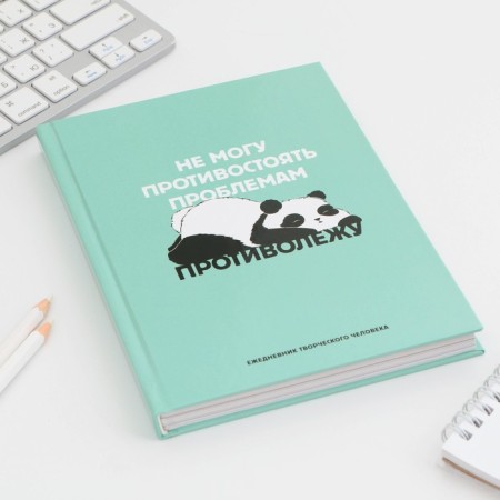 Creative diary A5, 120 L "Panda"-1