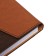 Organizer A5, 140 sheets, cage, cover of the leatherette "style", brown
