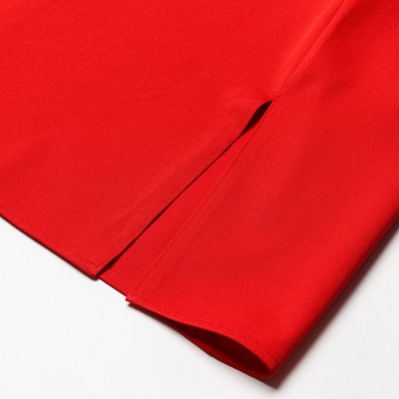 Women's dress Minaku: Silk pleasure color red, rr 42-11