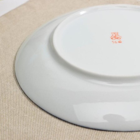 Porcelain plate "Illusion", D = 17.5 cm-2
