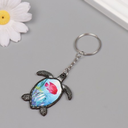 Browler tree "Turtle with fish on the shell" 4.4x4x0.3 cm-1
